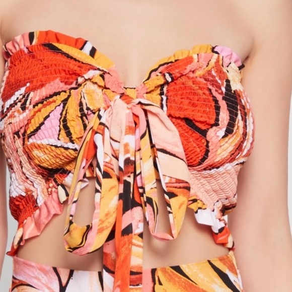 Tops - Colorful Abstract Tube Top